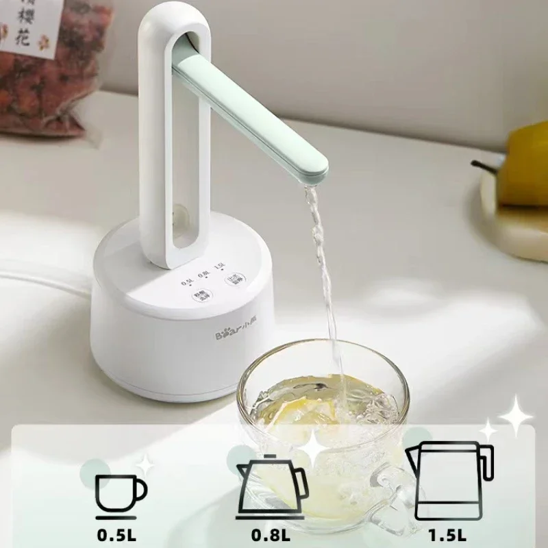 New Xiaomi Desktop Electric Water Dispenser Bottle Barreled Gallon Pump USB Charging Automatic Drinking Water Machine Kettle