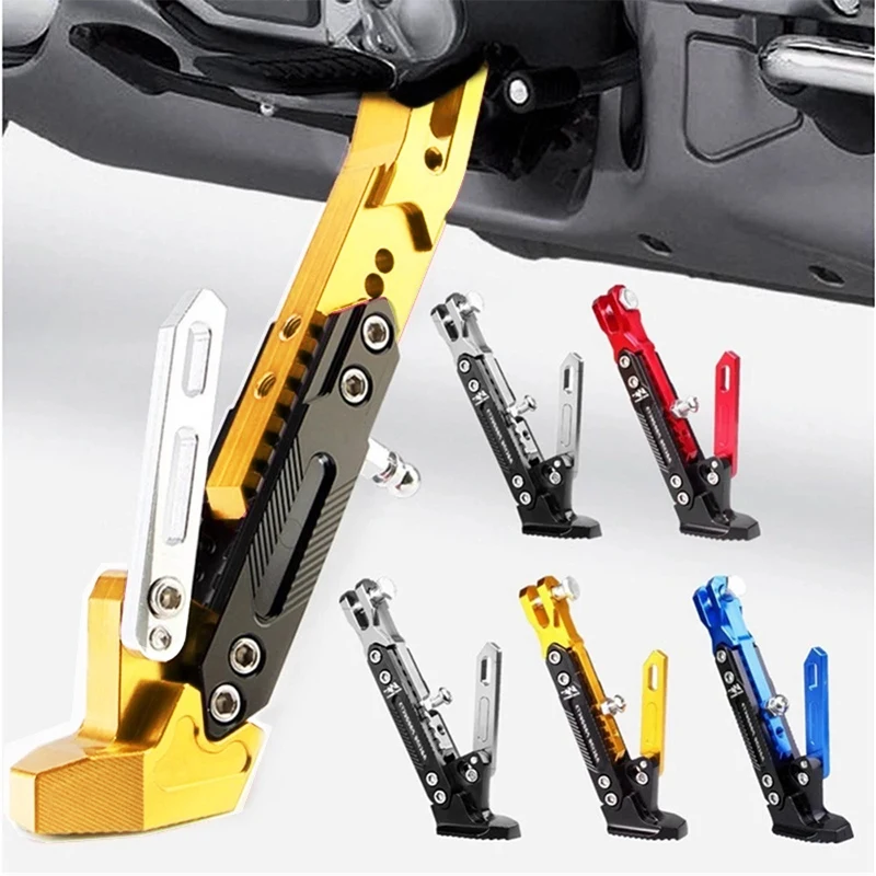 Motorfiets Stand Kickstand Voet Side Beugel Voor YAMAHA Neos Majesteit 400 Thundercat Mt 07 Mt07 V Star 1100 R3 2019 Fazer 1000