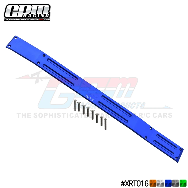 Placa de chasis de aluminio GPM 7075-T6 para TRAXXAS 1/6 4WD XRT 8S 78086-4