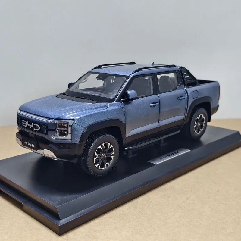 Diecast 1:18 Scale BYD New Energy Pickup BYD SHARK 6 International Edition Alloy Car Model