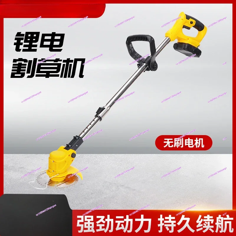 Handheld Lithium-ion Micro Tiller, Scarifier, Small Electric Hoe Rotary Tiller for Agricultural and Household Use