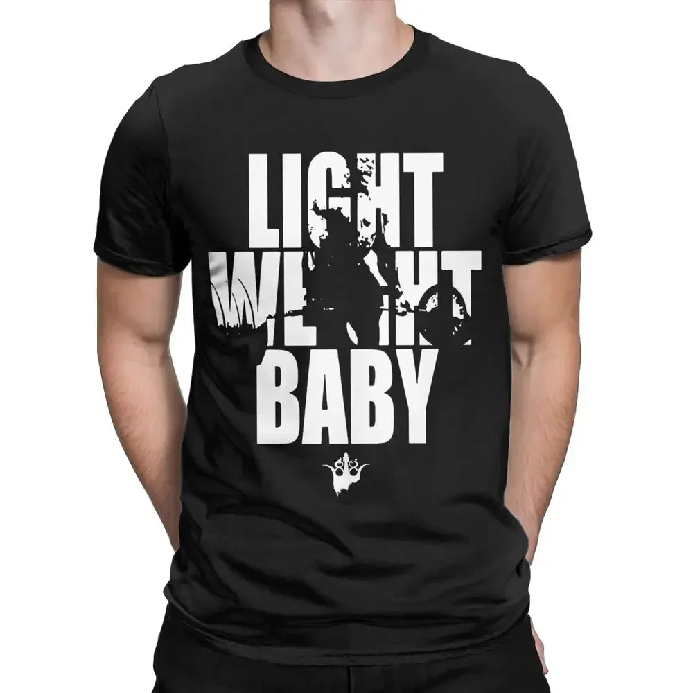 

Light Weight Baby Ronnie Coleman Cotton Men Men's T-shirt Short Sleeve Tees Male Loose T-shirt