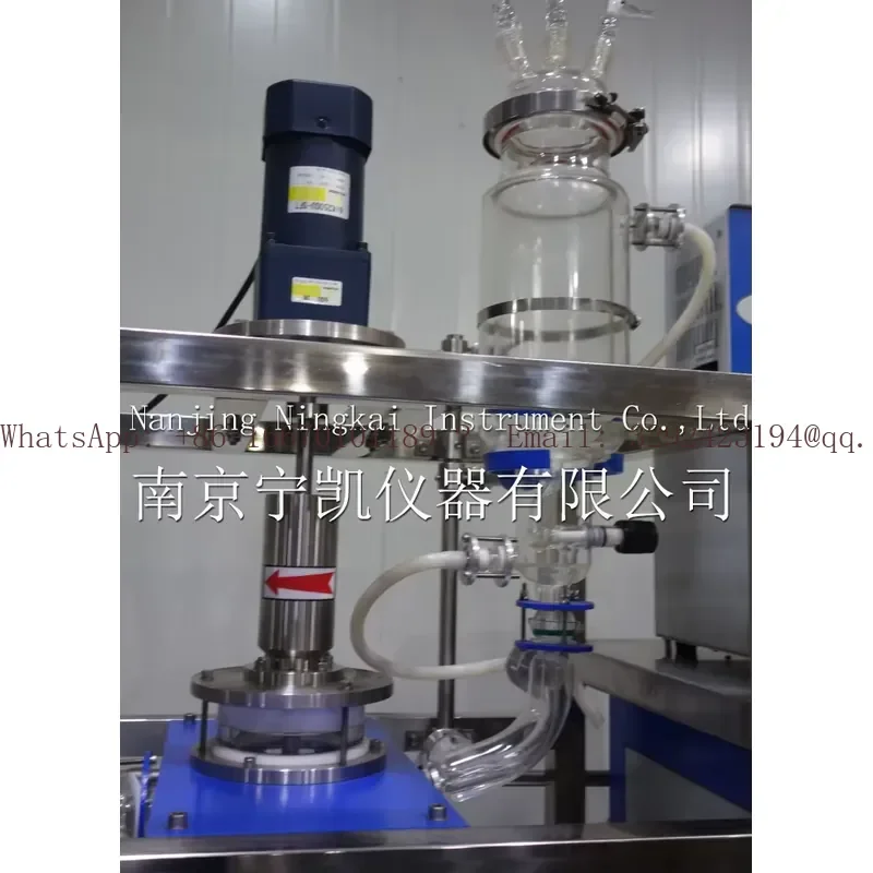 Industrial Grade Short Path Wiped Film Machine SUS 316 Stainless Steel Electric Evaporator Oil New