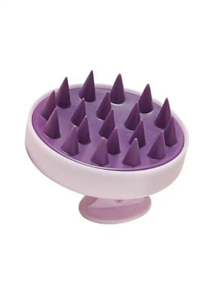

Soft Silicone Scalp Massager Brush For Hair Care And Dandruff Removal