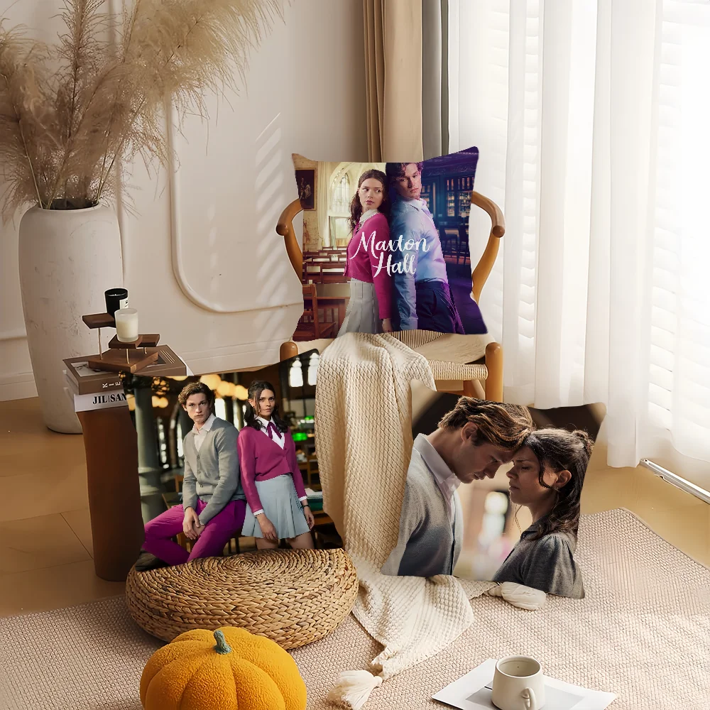 TV Maxton hall season 2 Pillow Case Home  Cushion Cover Suitable For Office Sofa Car Suitable For All Seasons