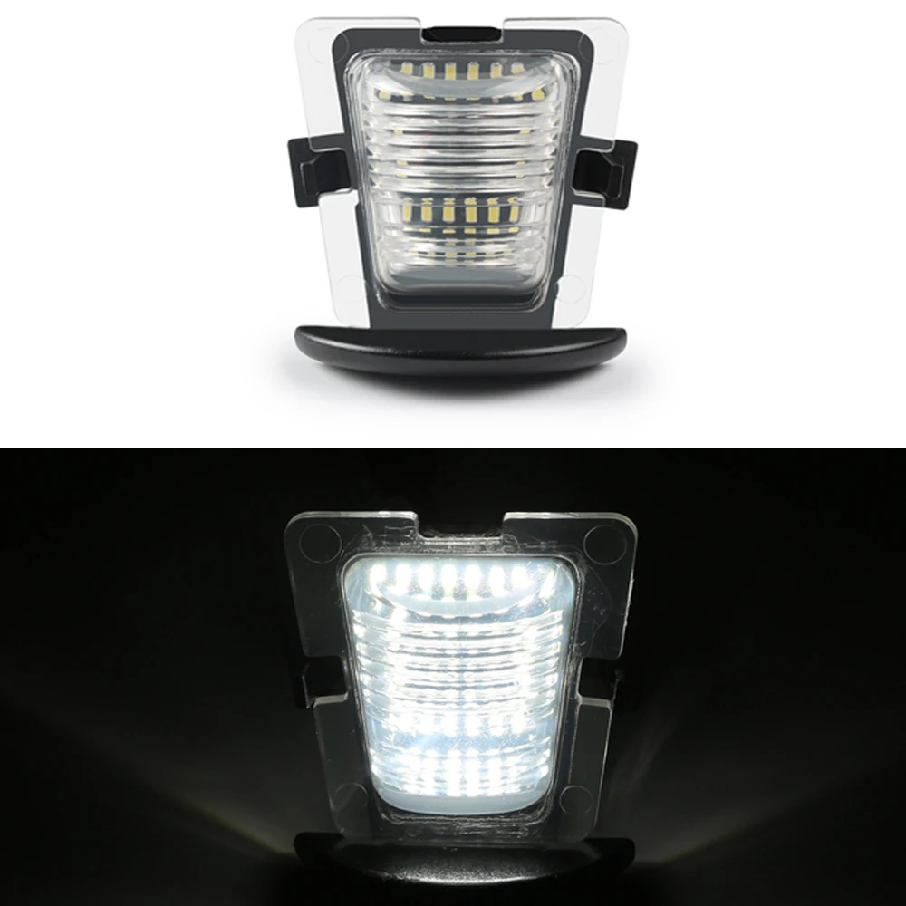 2007 2008 2009 2010 2011 2012 2013-2018 For Jeep Wrangler JL JK JKU LED Bumper Number License Plate Light Car Light Accessories