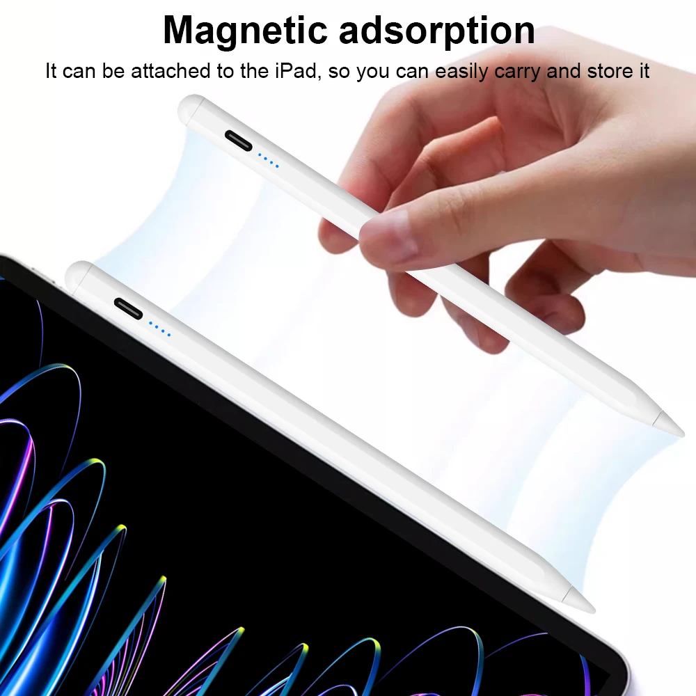 For 2025 IPad Apple Pencils Touch for IPad Air 11 5 4 A16 Pro 11th 13 12.9 M4 M3 M2 10th 9th Gen Mini 7 6 Touch Pen