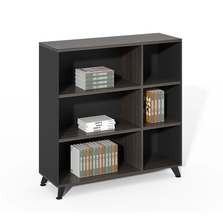 중국산 고급 거실 모던 오피스 책장 클래식 3/5단 원목 가구 심플 코너 큐브 책장