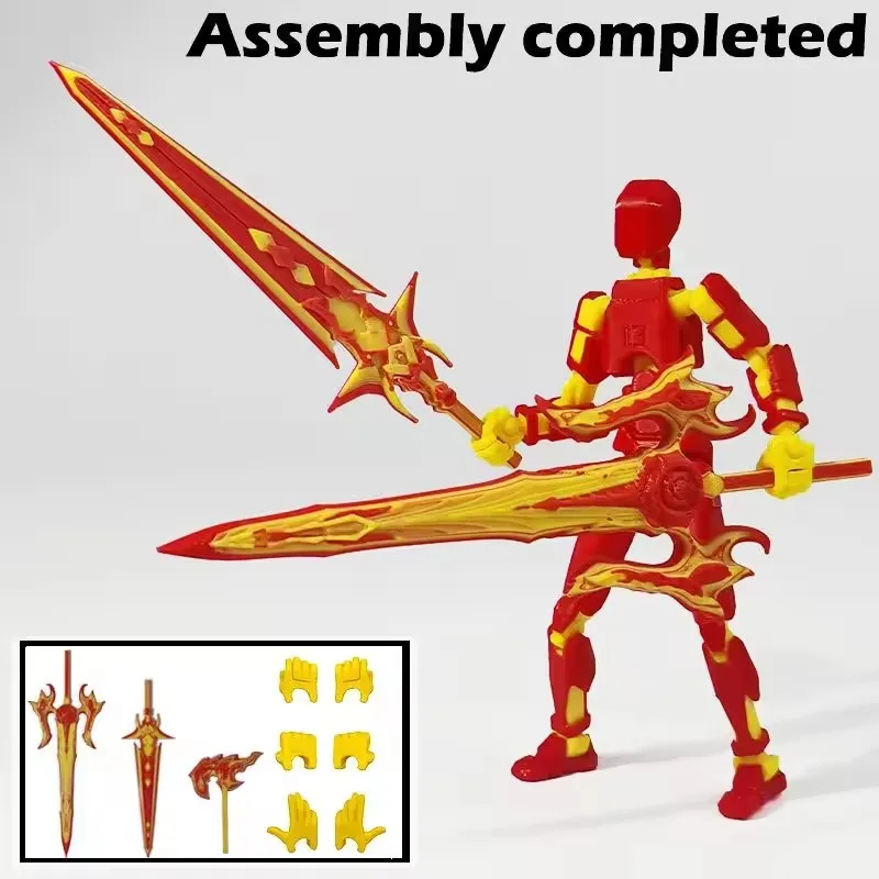 

New Dummy 13 Multi Color Warrior Journey Movable Jointed Action Figure 3D Printed Lucky Figure Decoration Living Room Collection
