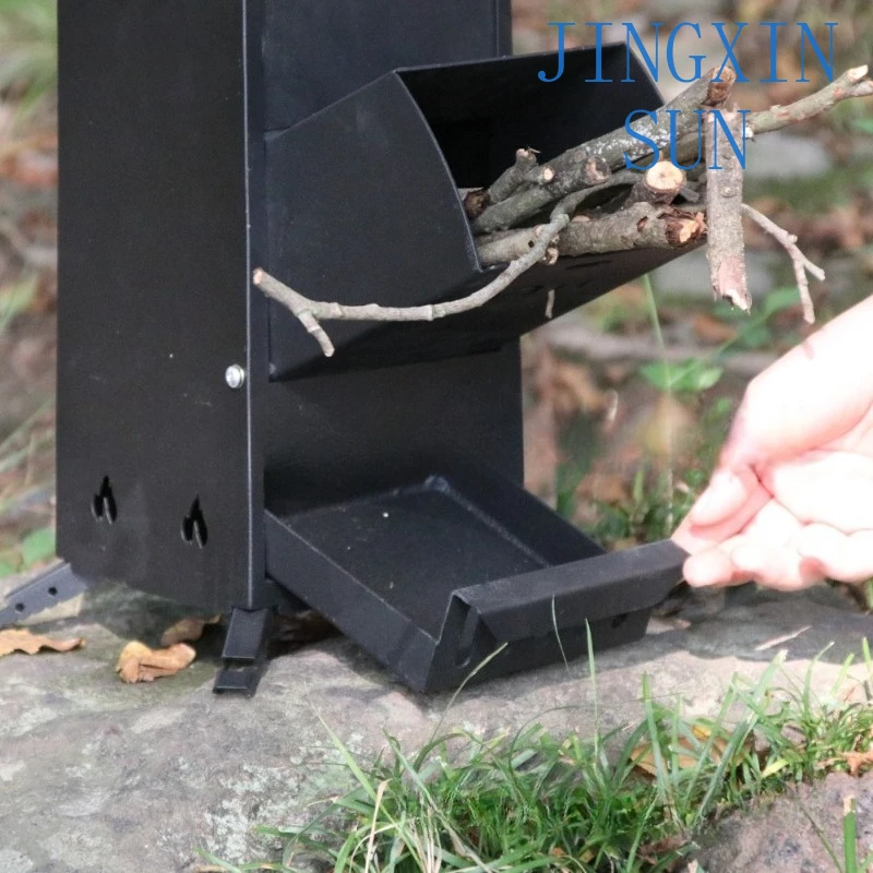 屋外用ポータブル薪ストーブ キャンプ ピクニック ハイキング - Outdoor Camping Wood Stove のレビューと価格