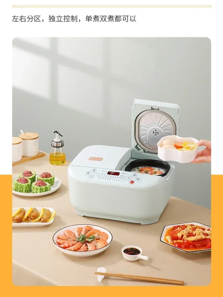 220V Household Multi-Function Dual-Drain Dual-Control Smart Rice Cooker Riz Ele…