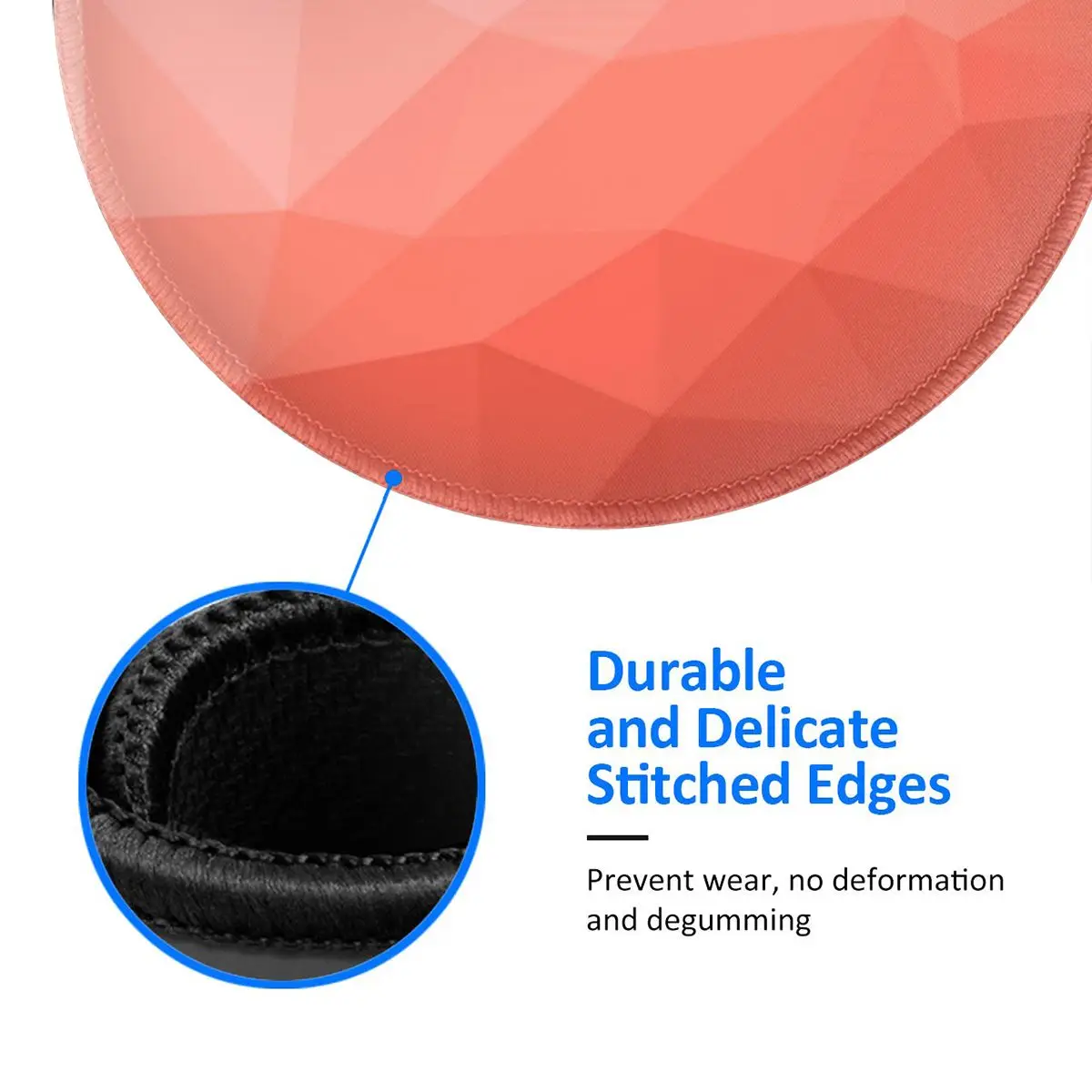 Mesh Ombre Mouse Pad Geometric Print Printed Rubber Mousepad For Notebook Computer Soft Kawaii High Quality Mouse Mats