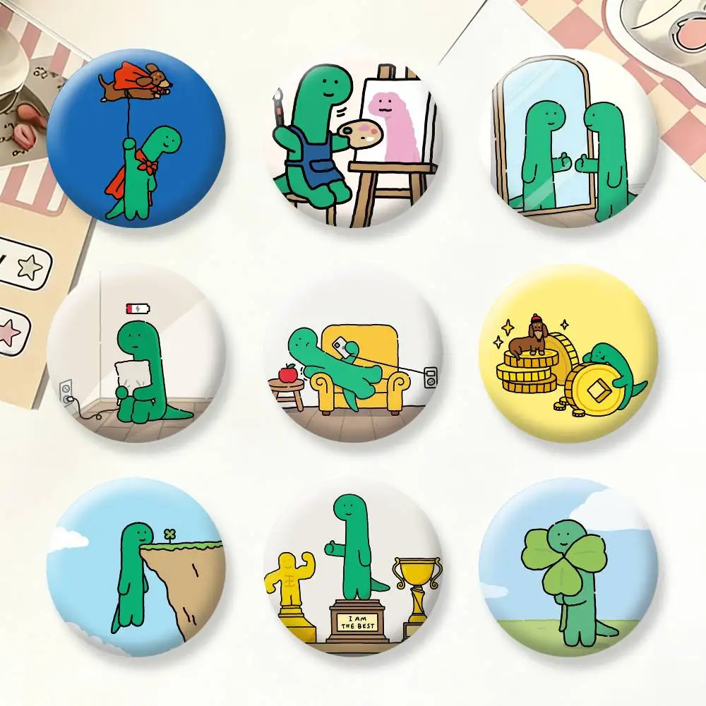 

Korea Hot Cute Joguman Button Pins Backpack Clothing Decor Brooch Badge Jewelry Gifts for Kids