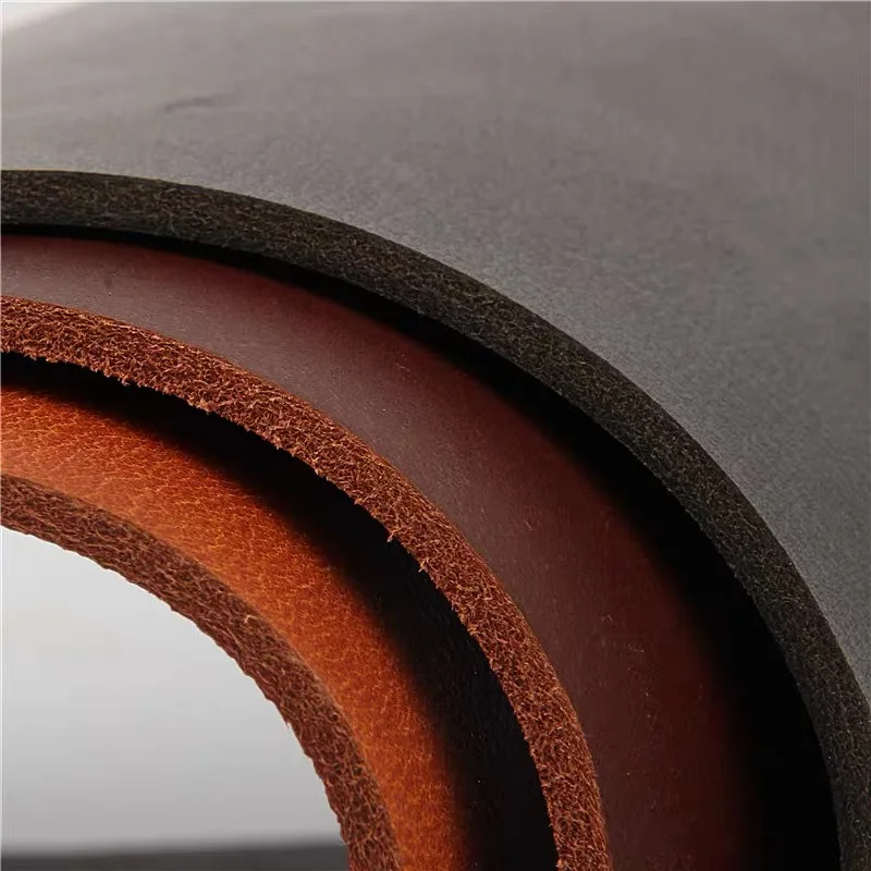 Plant Tanned Leather 2.5mm Thick Brown Black Stiff Top Layer Cowhide Leather, Genuine Leather, Knife Sheath Table Cushion Belt,