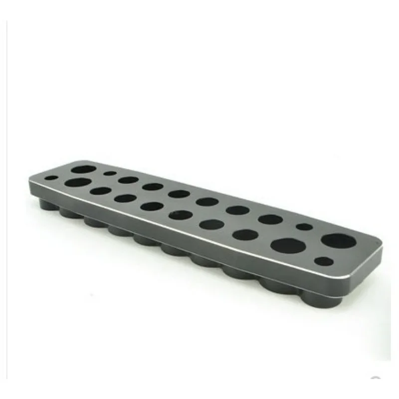 20Holes  Aluminum Alloy Tool Tray / Socket Suit Hexagon Holder For Remote Control Toys RC Cars Boat Airplane