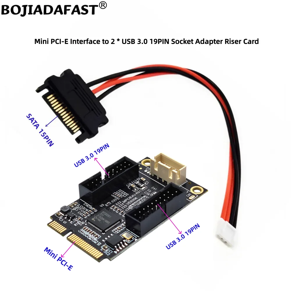 2 Ports Usb 3.0 19P…