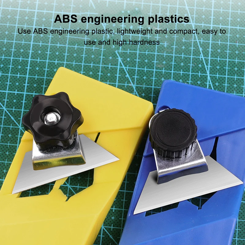 เครื่องมือลบคมไม้แบบแมนนวล เครื่องมือลบคมมุมฉาก เครื่องตัดขอบมือแบนสำหรับแผ่นยิปซั่ม