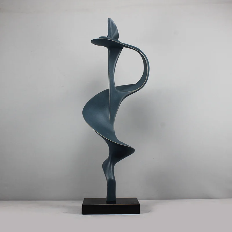 

Sculpture ornament Modern abstract art decoration Soft decoration FRP model house Sales office Living room display