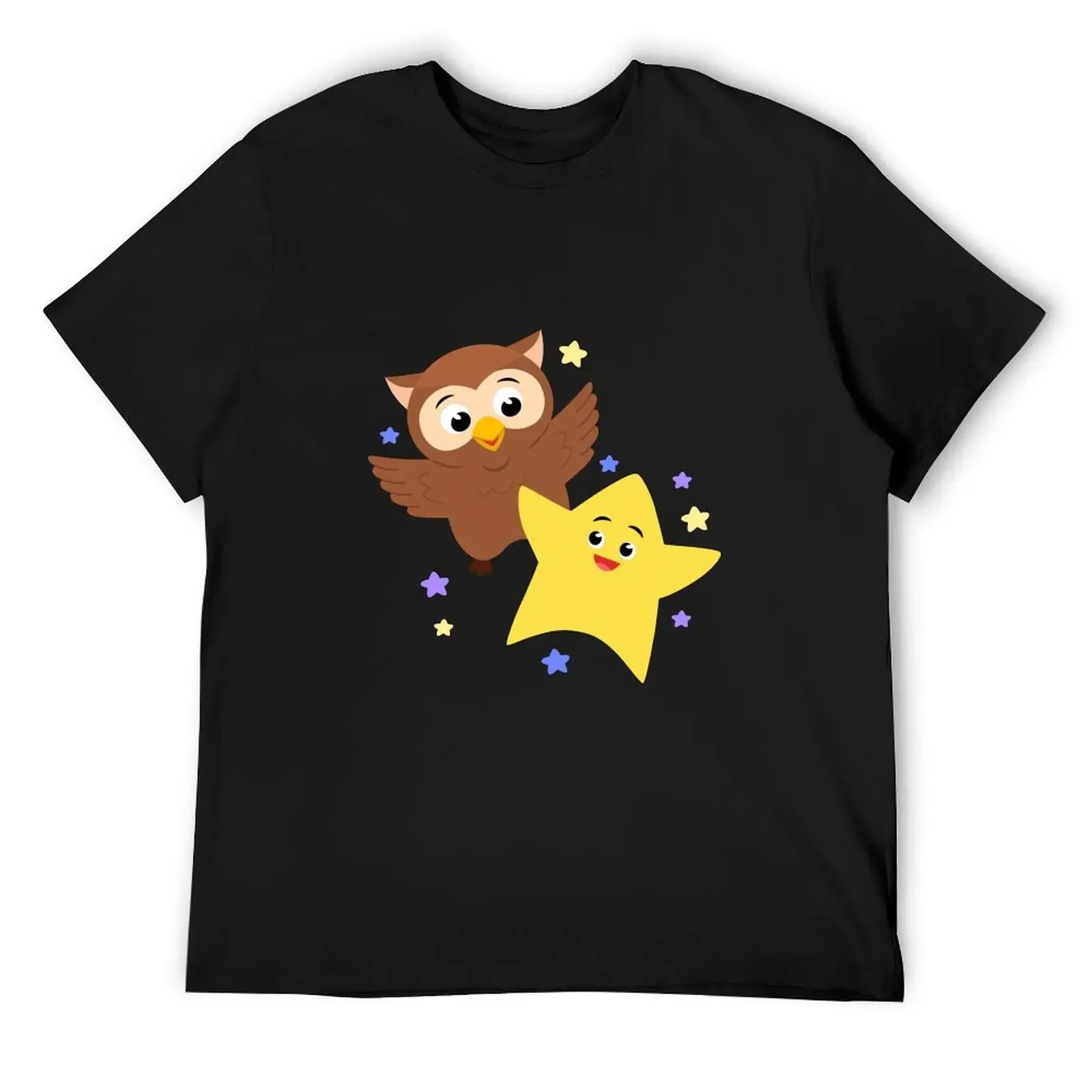 

Twinkle Twinkle: Owl & Star T-Shirt anime clothes hippie clothes vintage men graphic t shirts