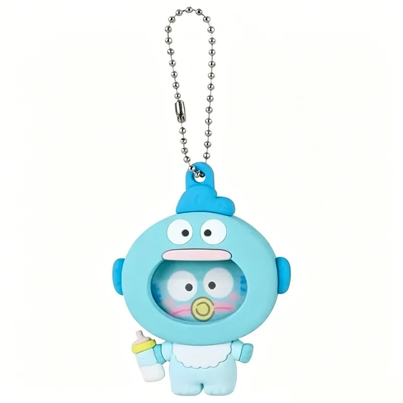 Hello Kitty Badge Cartoon Baby Bottle Modeling Keychain Replaceable Badge Protective Cover Backpack Charm Decor Collectible Gift view 5