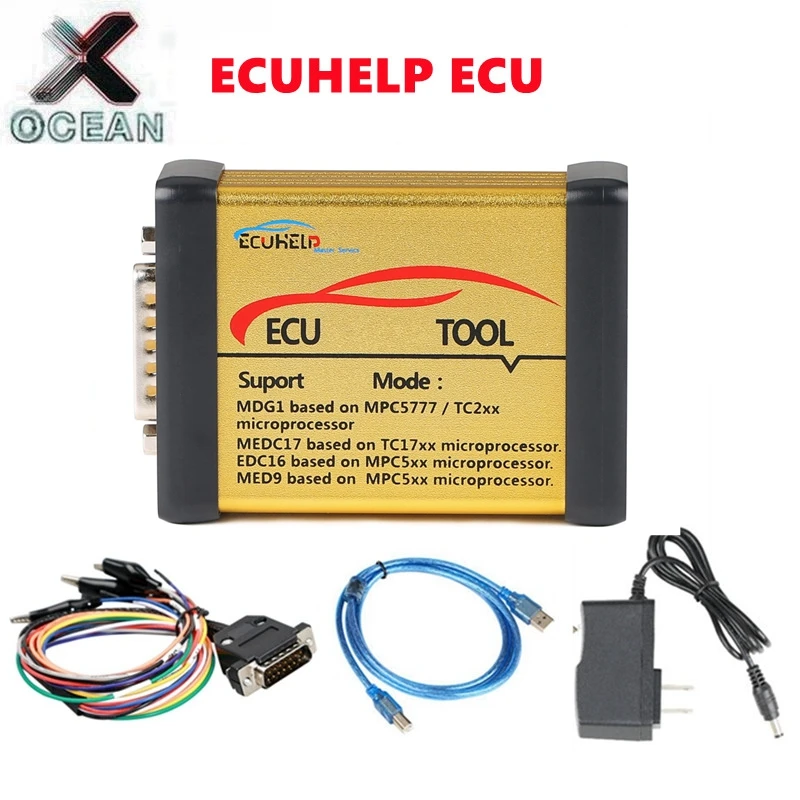 ECUHELP ECU Tool V2.0 read & write scanner Support for Bosch MEDC17/MDG1/EDC16&for VAG/for VOLVO MED9 detects ecu memory