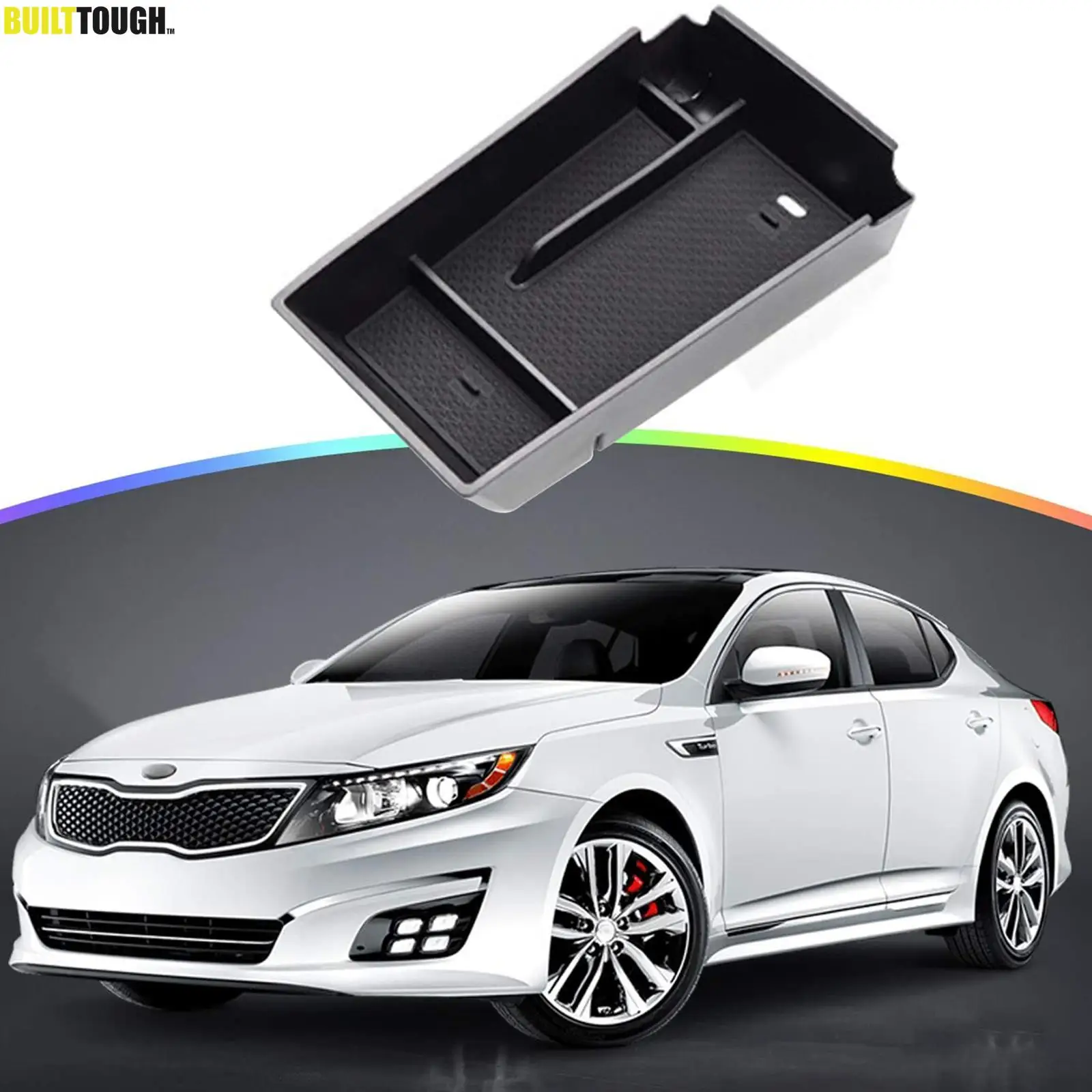 Fit For Kia K5 Optima DL3 2020 2021 Armrest Arm Rest Storage Box Bin Tray Center Console Pallet Organiser Container Holder Case