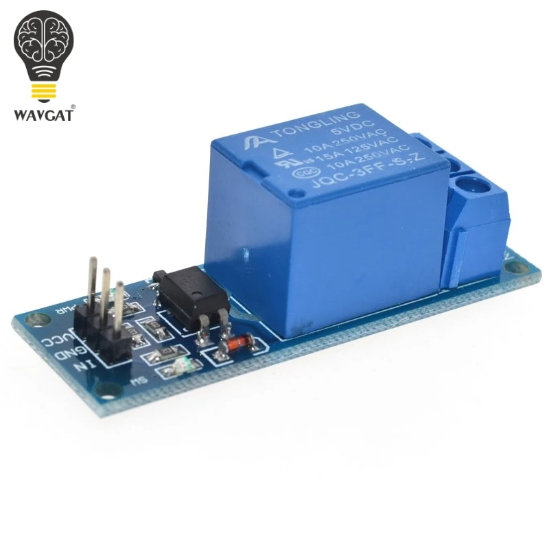 1 Channel 5V relay module with optical coupling isolation relay MCU expansion board high / level trigger WAVGAT