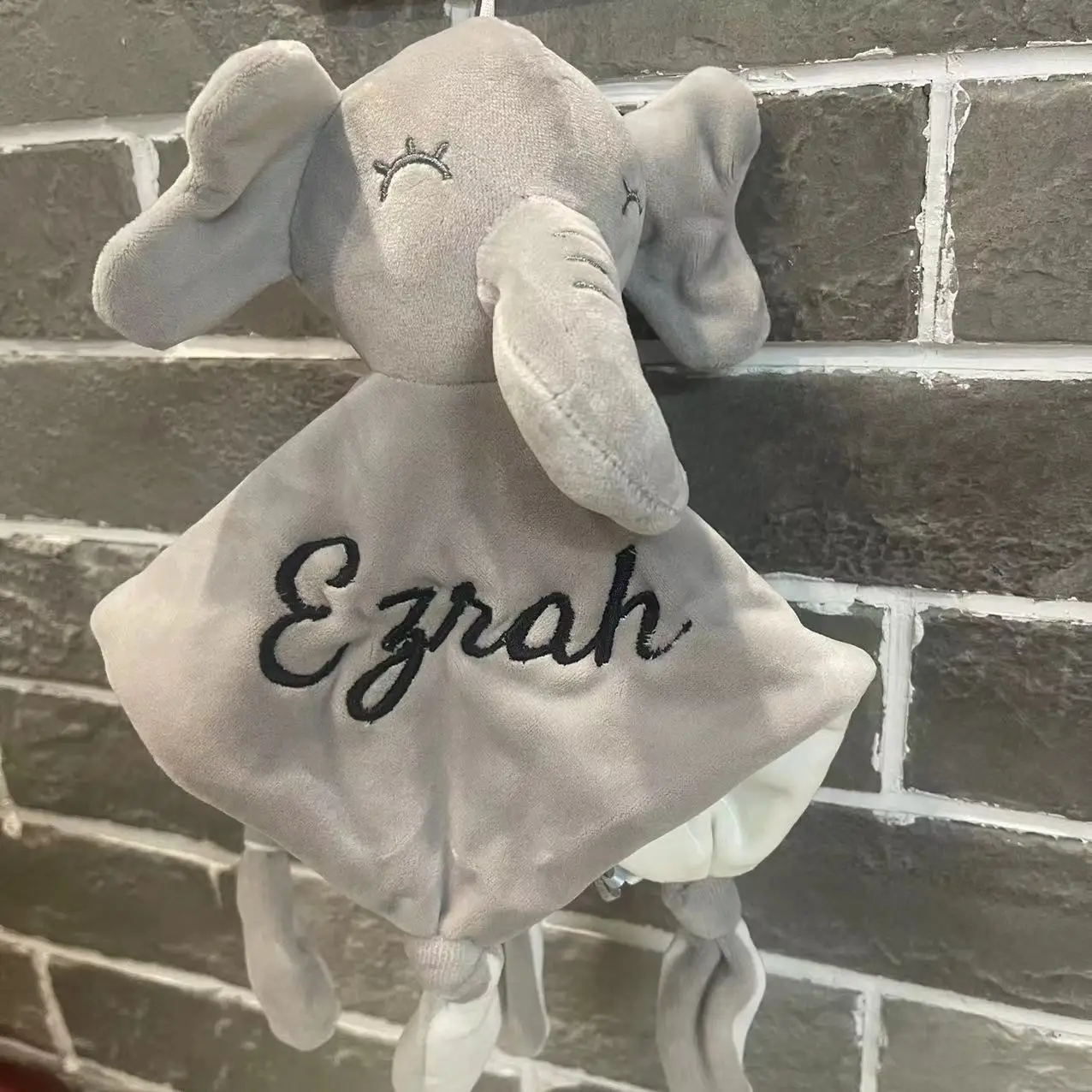 

Personalized Name Newborn Baby Gift Grasping Toy Baby Sleep Doll Baby Shower Gift Soft Comfort Doll Custom Embroidered Kid Gift