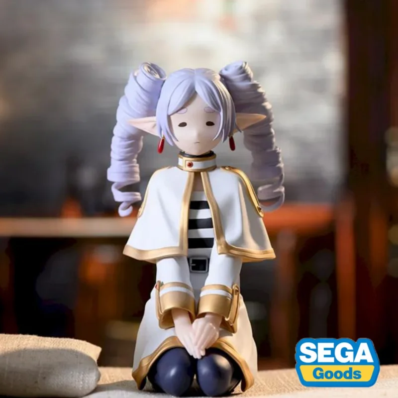 In Stock Original SEGA Frieren Curly ผมอะนิเมะวันเกิดคอลเลกชันเดสก์ท็อปเครื่องประดับของขวัญของเล่นสําหรับเด็ก