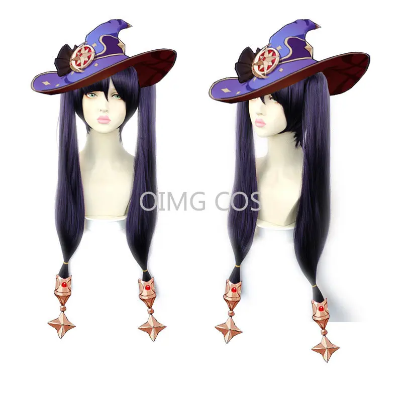 

Genshin Impact Mona Cosplay Wig Anime Halloween Costumes for Women Game