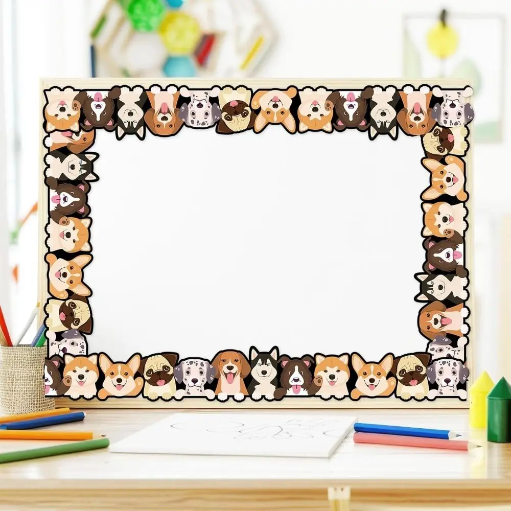

Self Adhesive Chalkboard Bulletin Board Border Handmade Waterproof Border Classroom Decors Paper 7.3cm Decorative Stickers