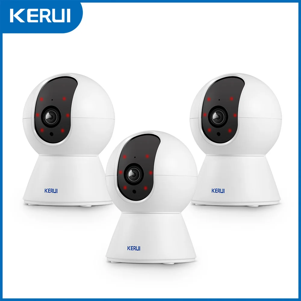 

KERUI 5MP Indoor Security Camera For Baby Monitor Dog Camera Motion Detection 2-Way Audio Night Vision Tuya Smart Works Alexa