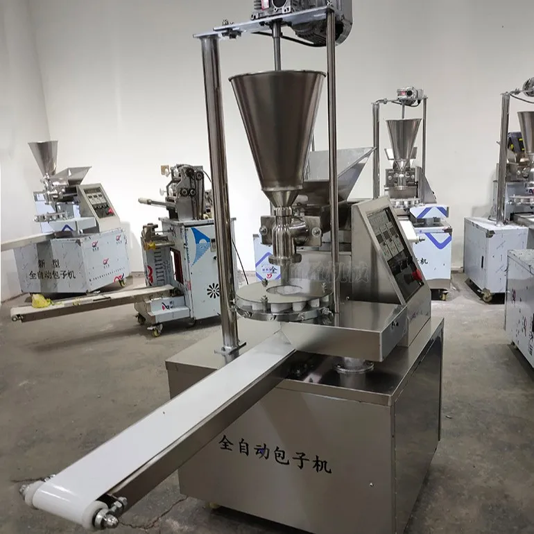 Fotografia 5: Máquina Automática de Fazer Momo e Kibbeh em Aço Inoxidável de Grau Alimentício, Motorizada e de Alta Eficiência para Uso em Restaurantes