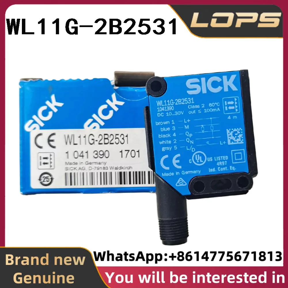 WL11G-2B2531 Brand new original SICK photoelectric sensor part number 1041390 in stock, welcome to consult