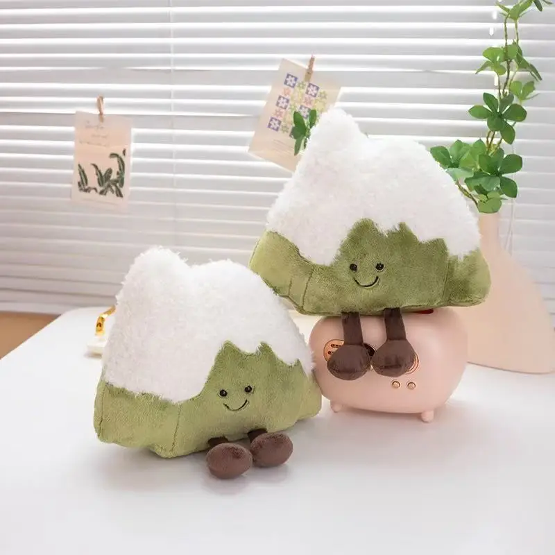 JELLECAT Nova Simulação Pequena Neve Montanha Boneca de Pelúcia Brinquedo de Pelúcia Dos Desenhos Animados Anime Plantas Bonito Presente de Aniversário das Crianças Boneca Divertida