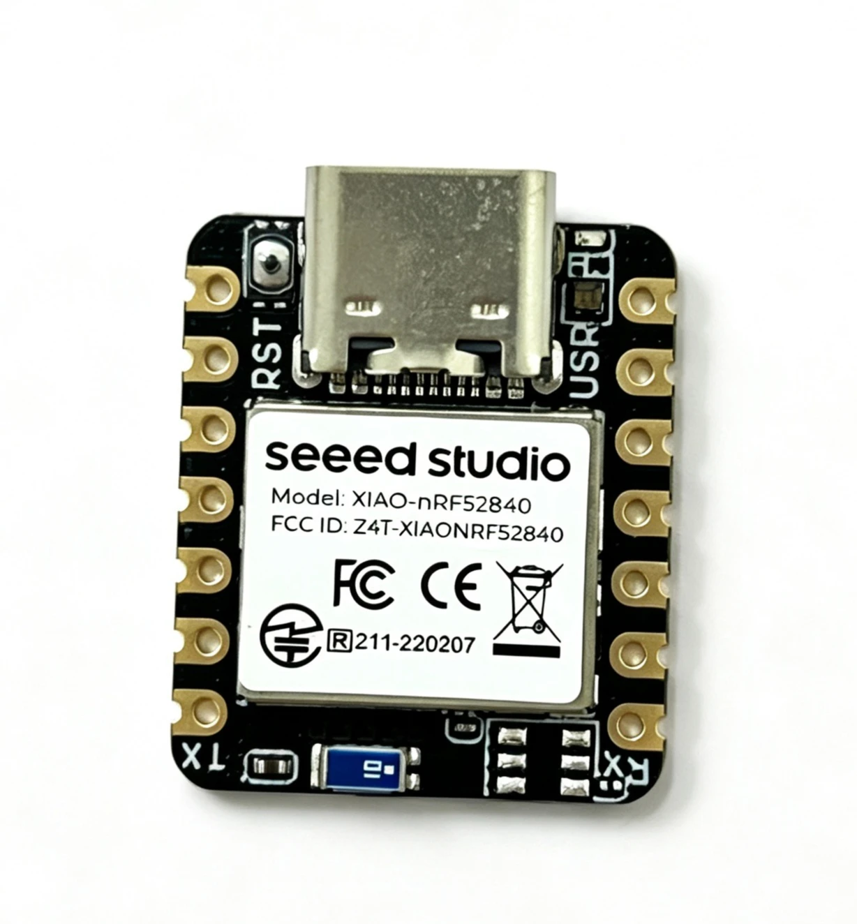Seeed Studio XIAO BLE nRF52840 Wireless Seeeduino Arduino Development Board Bluetooth5.4 with Antenna, CircuitPython Micropython