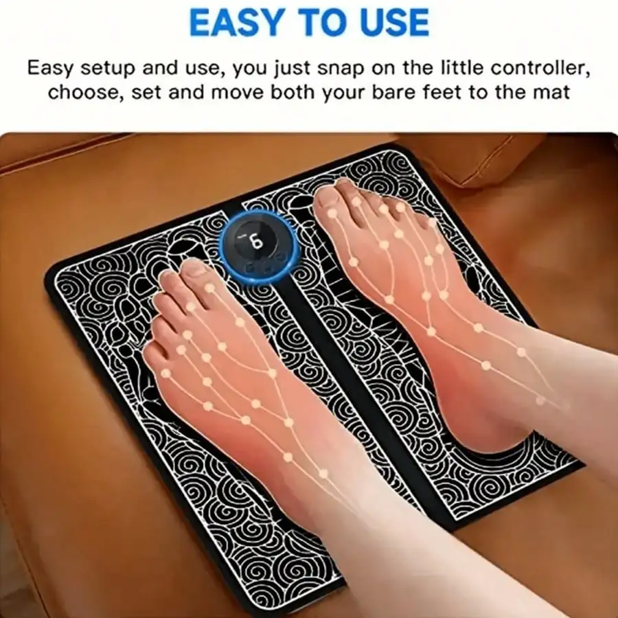 Intelligent Massage Sole Pad For Household Portable Sole Massager USB Charging Model image 3