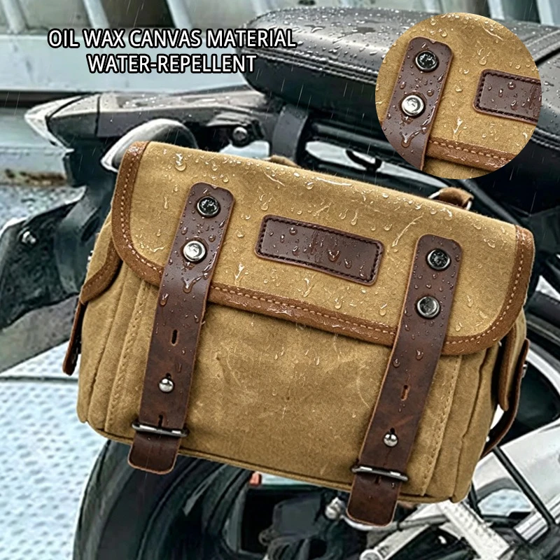 Motorcycle Waterproof SaddleBag Universal Side Frame Bag Retro Travel Luggage Tool Bags For BMW R1250GS ADV For HONDA NC750X