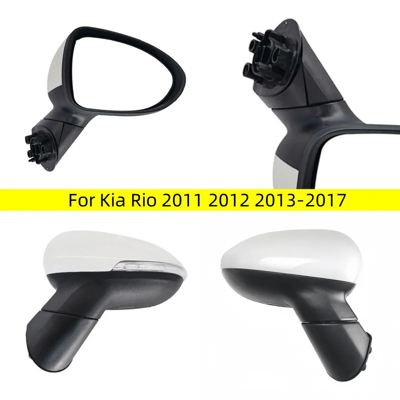 

For Kia Rio 2011 2012 2013-2017 Auto Door Side Rear View Mirror Replacement Assembly 3 5 7 9 Wire Car Rearview Mirror assembly