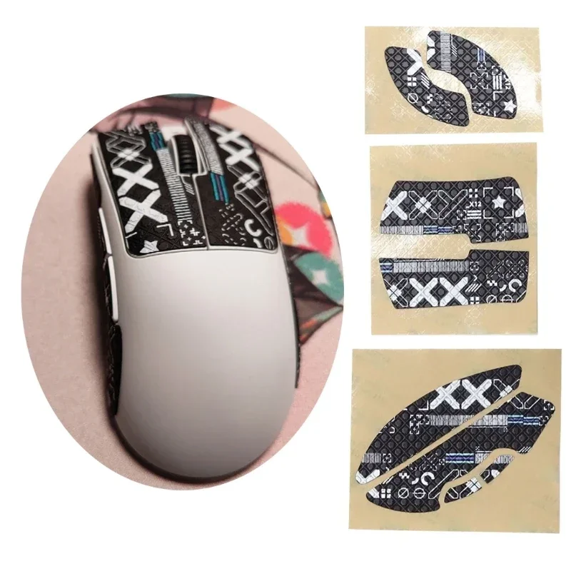 

1-2set Professional Handmade Lizard Skin Mouse Grip Tape For Razer Deathadder V3 Pro Non-Slip Sweat-Absorbent Gaming Accessory