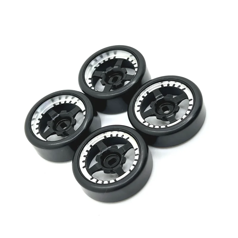 mosquito truck,WLtoys, KYOSHO, 1/28 RC Car Spare Parts Metal Upgrade 27mm Two Width Two Narrow Drift Wheel Tyre