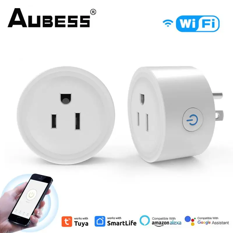 

10/16/20A Tuya US Smart Plug WiFi Timing Function Smart Life Remote Control Socket Outlet Compatible With Alexa Google Home