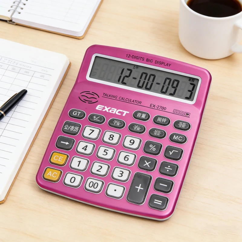 

1 шт. Калькулятор для школьников и студентов, электронный, канцелярский, для финансового учета, специализированный