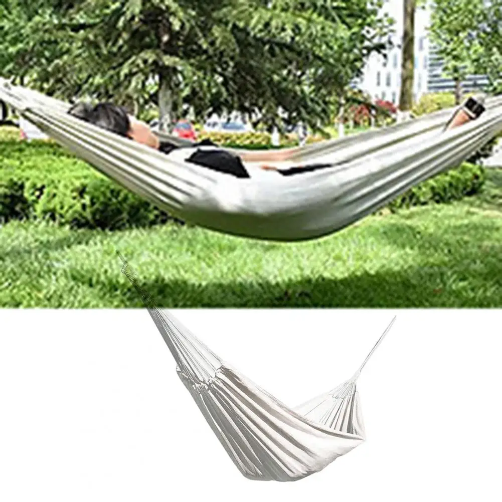 1 Set Useful Sleeping Hammock Thick Hanging Hammock Storage Bag Swing Single Double Person Hammock  Relax