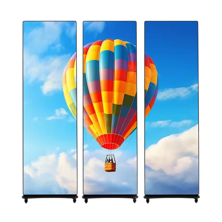 Display Outdoor Advertising Video Wall Digital Transparent Panel Rental Signage Flexible Full Color 7 Led Poster Screen 4K IP54 - view 2