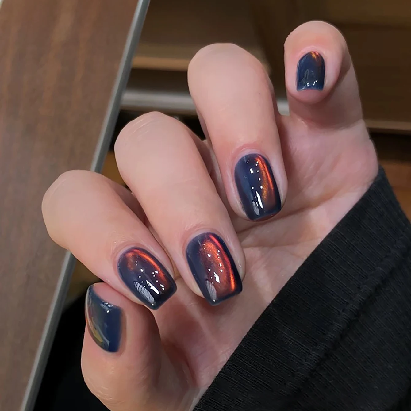 1 Uds WS 2025 blanqueamiento colorido gradiente Gradual satén cuentas de vidrio fino suministros de uñas arte de uñas puesta de sol de mar esmalte de uñas de Gel de ojo de gato