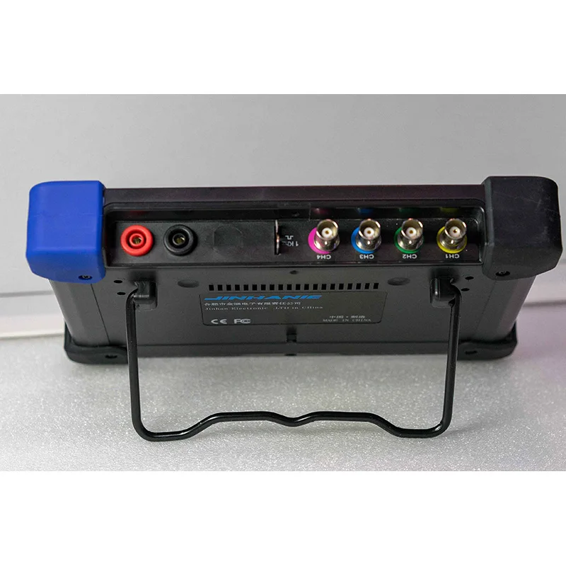 Handheld digital osciloscópio ado202/204 único canal osciloscópio sonda diy digital de armazenamento tela eletrônica lógica analisador