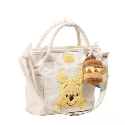 Disney cartoon Winnie Animal Design Backpack Figure Pattern Bag Kindergarten canvas bag Gift