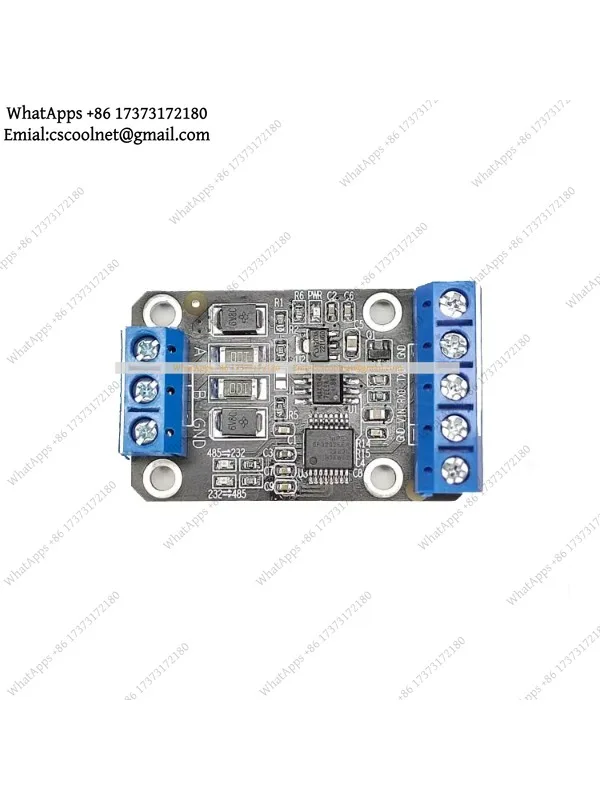 High-speed RS232 to RS485 Converter Interchange Module Industrial Grade Reverse Connection Protection 5V 9V 12V 24V Power Supply