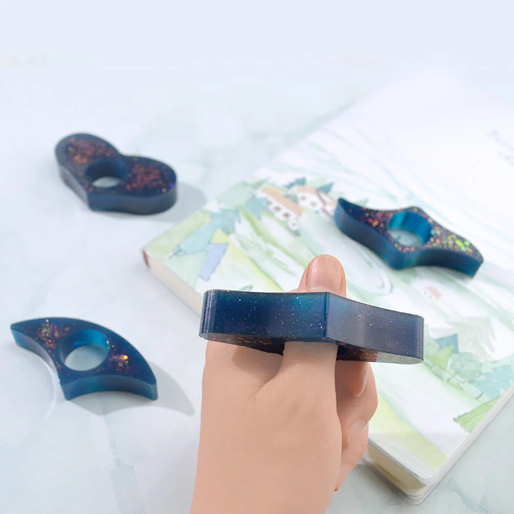 سيليكون المرجعية قالب DIY بها بنفسك الحرفية صنع صينية مستطيلة الإبهام الدائري تصميم لصب الراتنج الايبوكسي Uv الاسمنت الطين الصابون الشمع